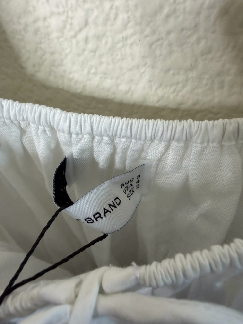 NWT Faithfull The Brand Kiona White Midi Dress Tiered Poplin Womens Size 4 / S - Picture 12 of 12